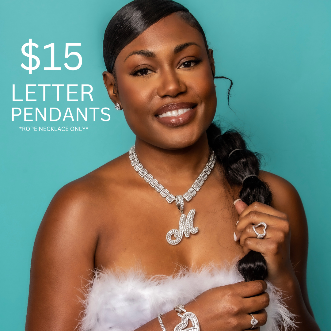 $15 Letter Pendants FLASH SALE