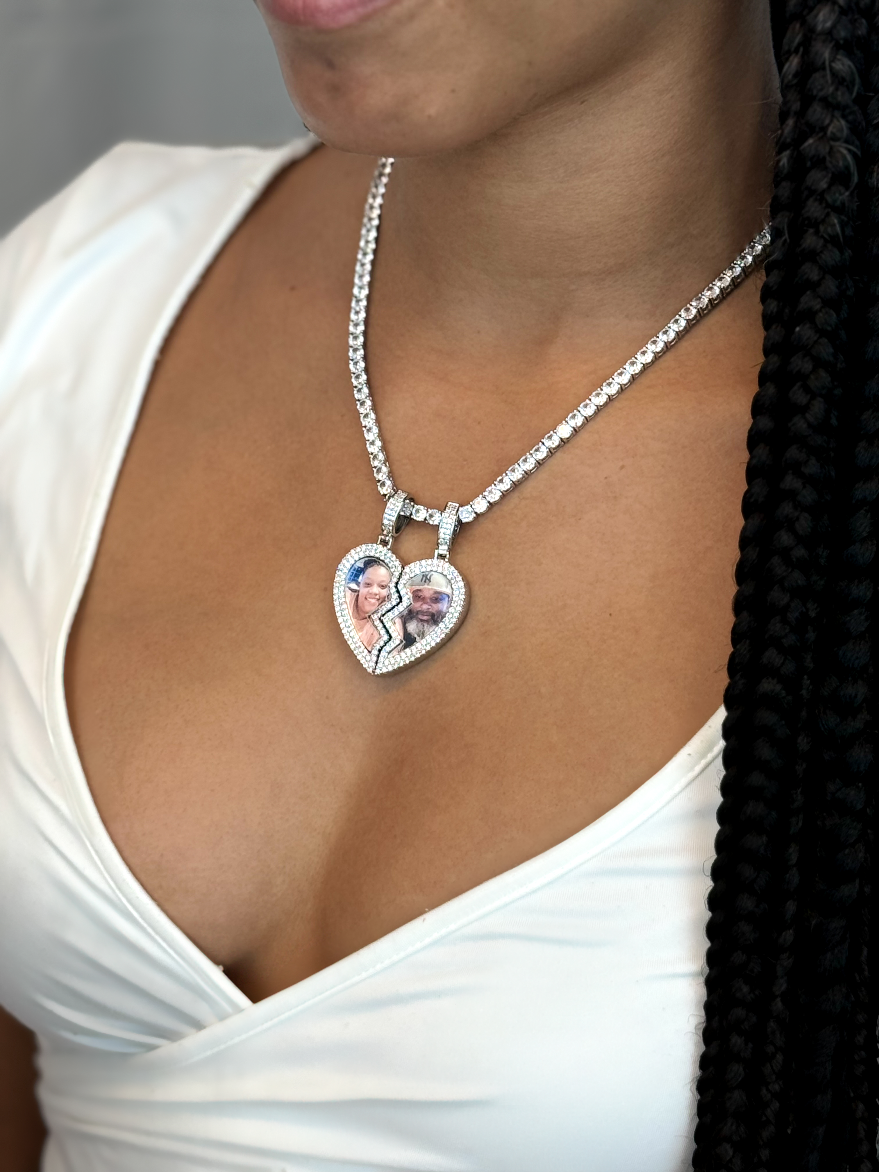 Love Pieces Heart Photo Pendant