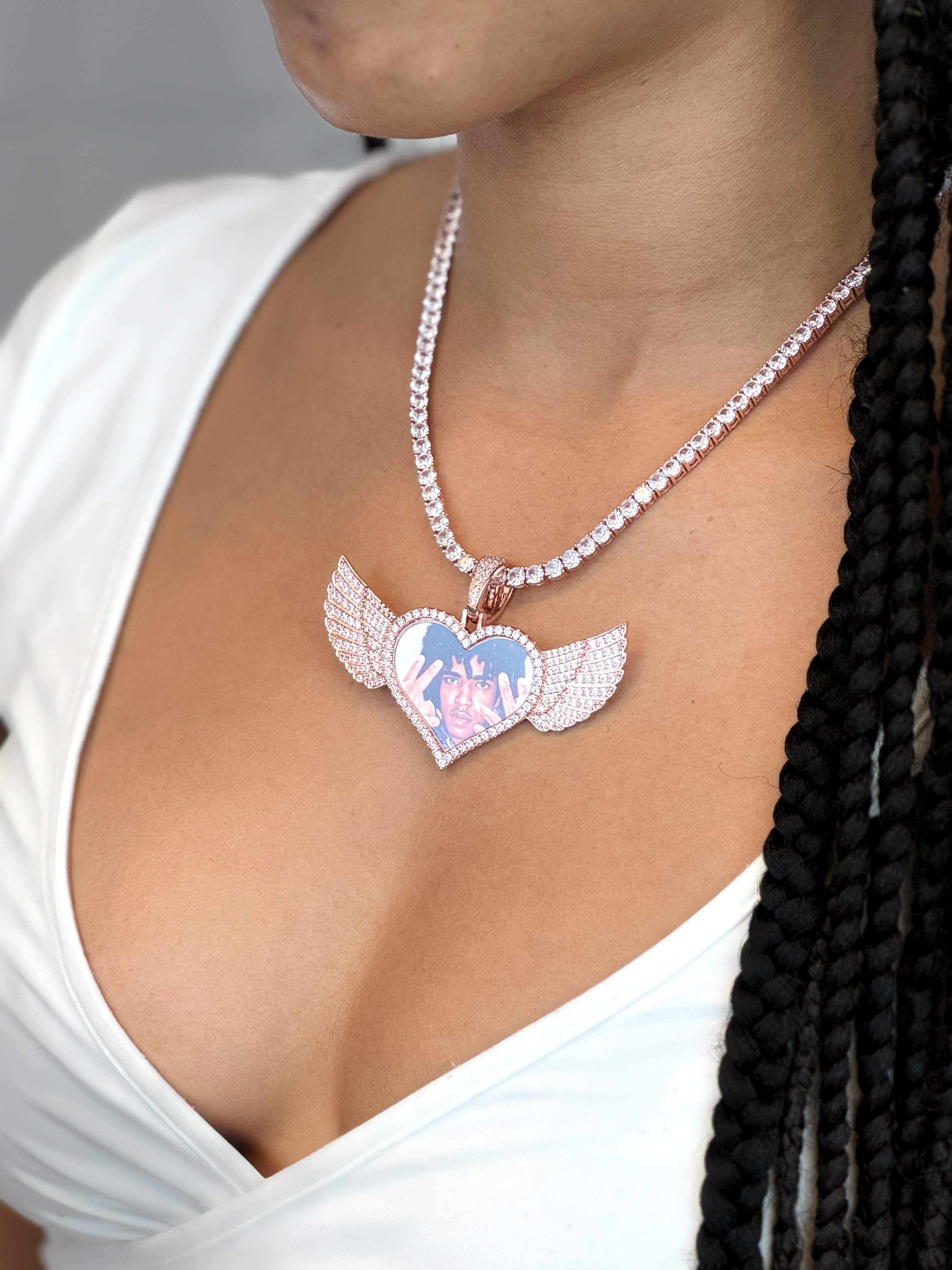 Angel of Mine Photo Pendant