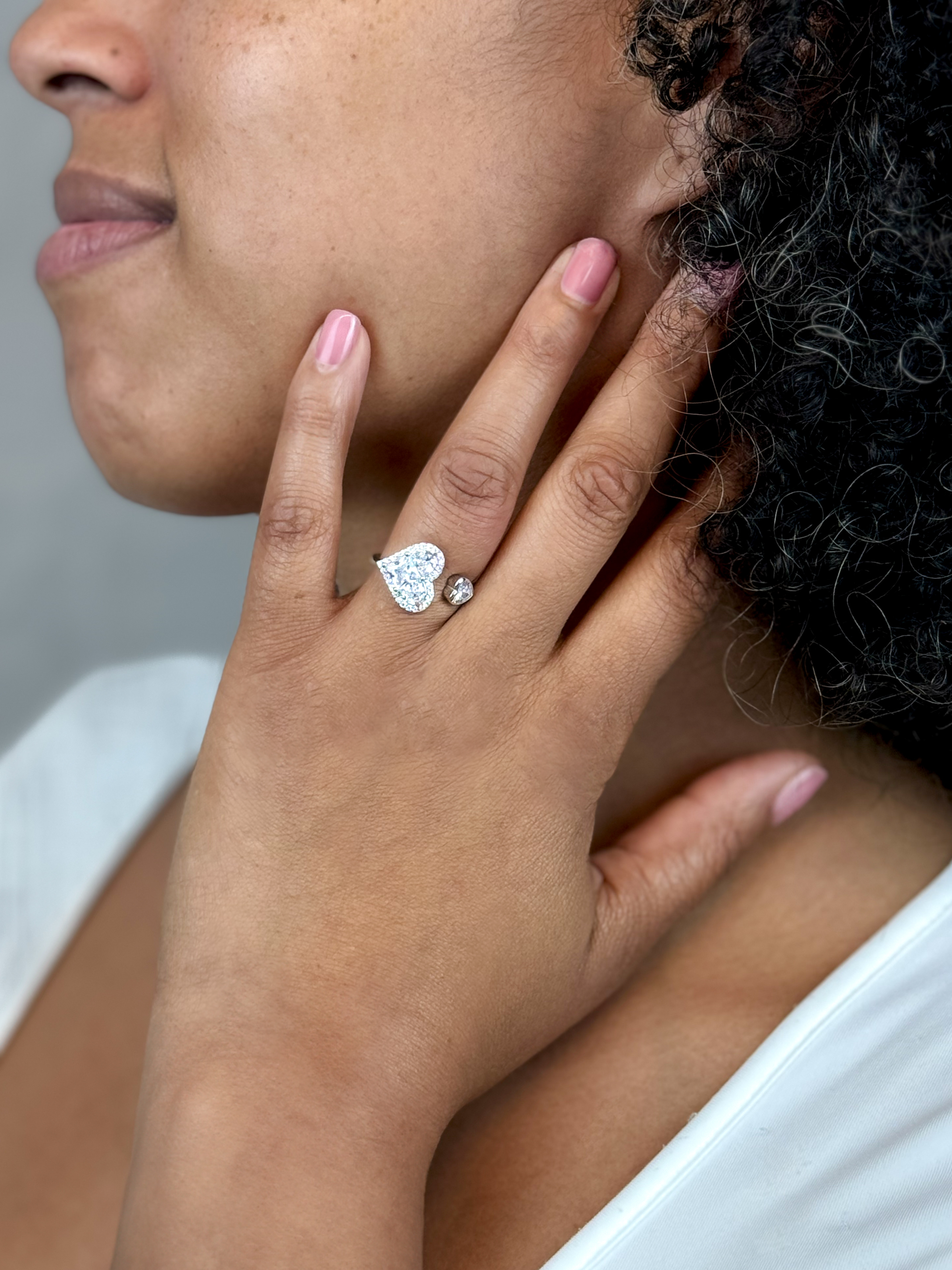 Bague As de Cœur en Argent Sterling