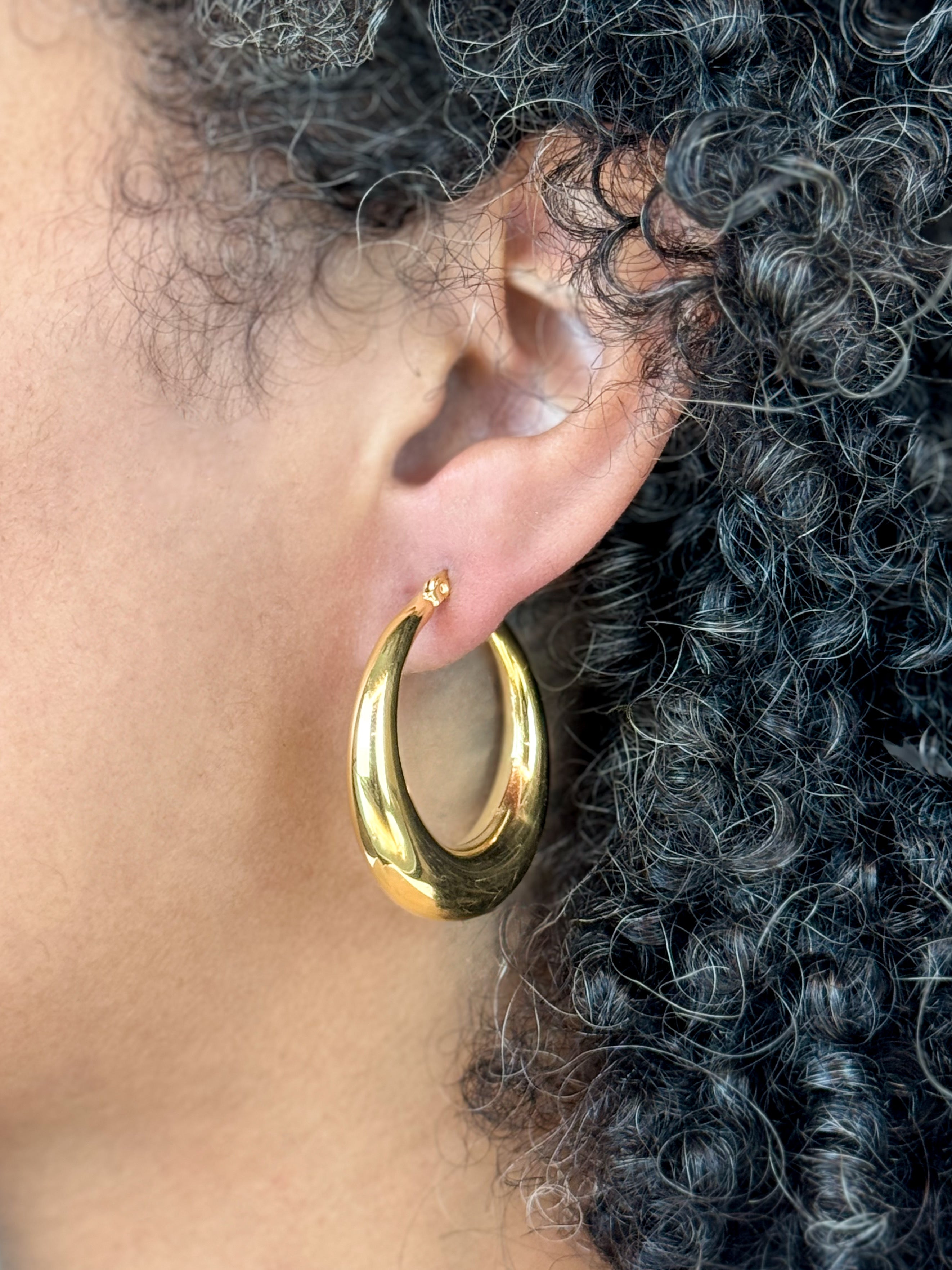 Classic Gold Hoop Earrings