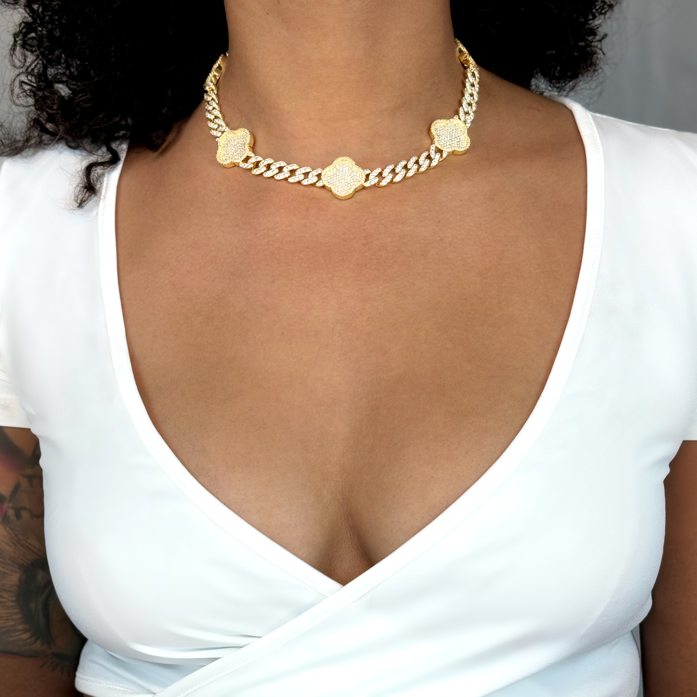 Lucky Charm Cuban Link Necklace