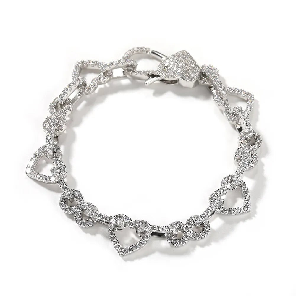 Heartfinity Linked Bracelet