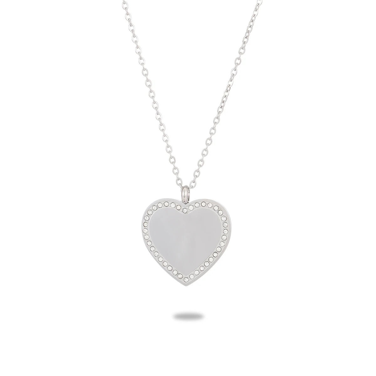 Engravable Icy Classic Heart