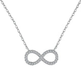 Infinity  Sterling Silver Necklace