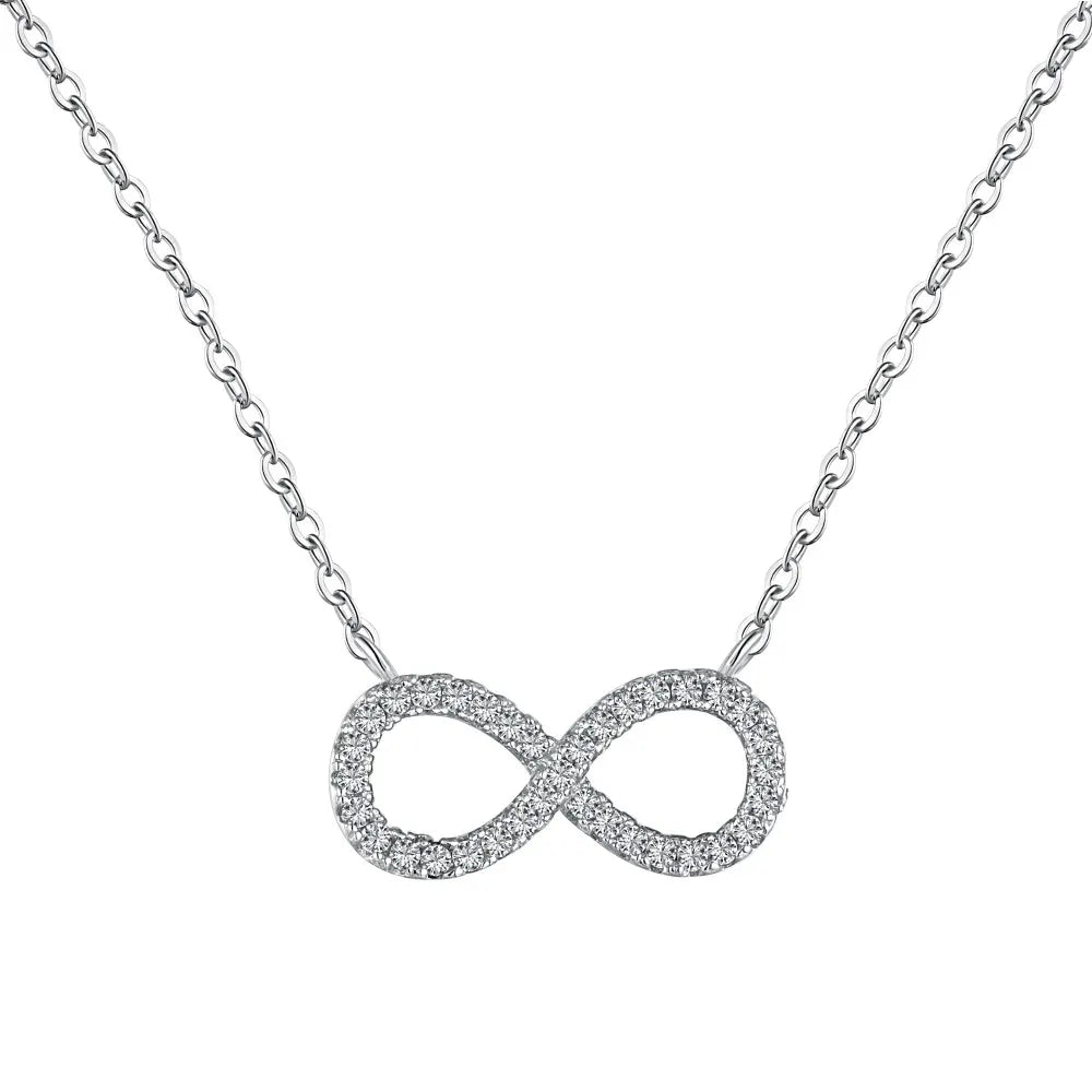 Infinity  Sterling Silver Necklace