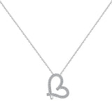 True Love Sterling Silver Necklace-Mini