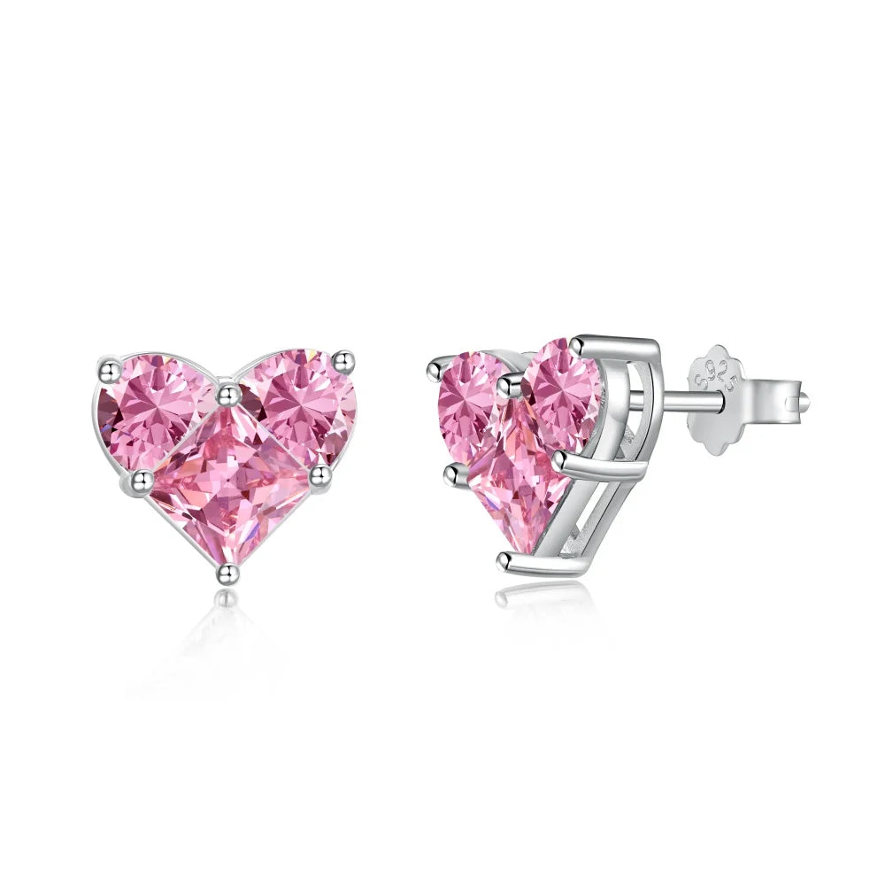 Sweet Heart Sterling Silver Earring