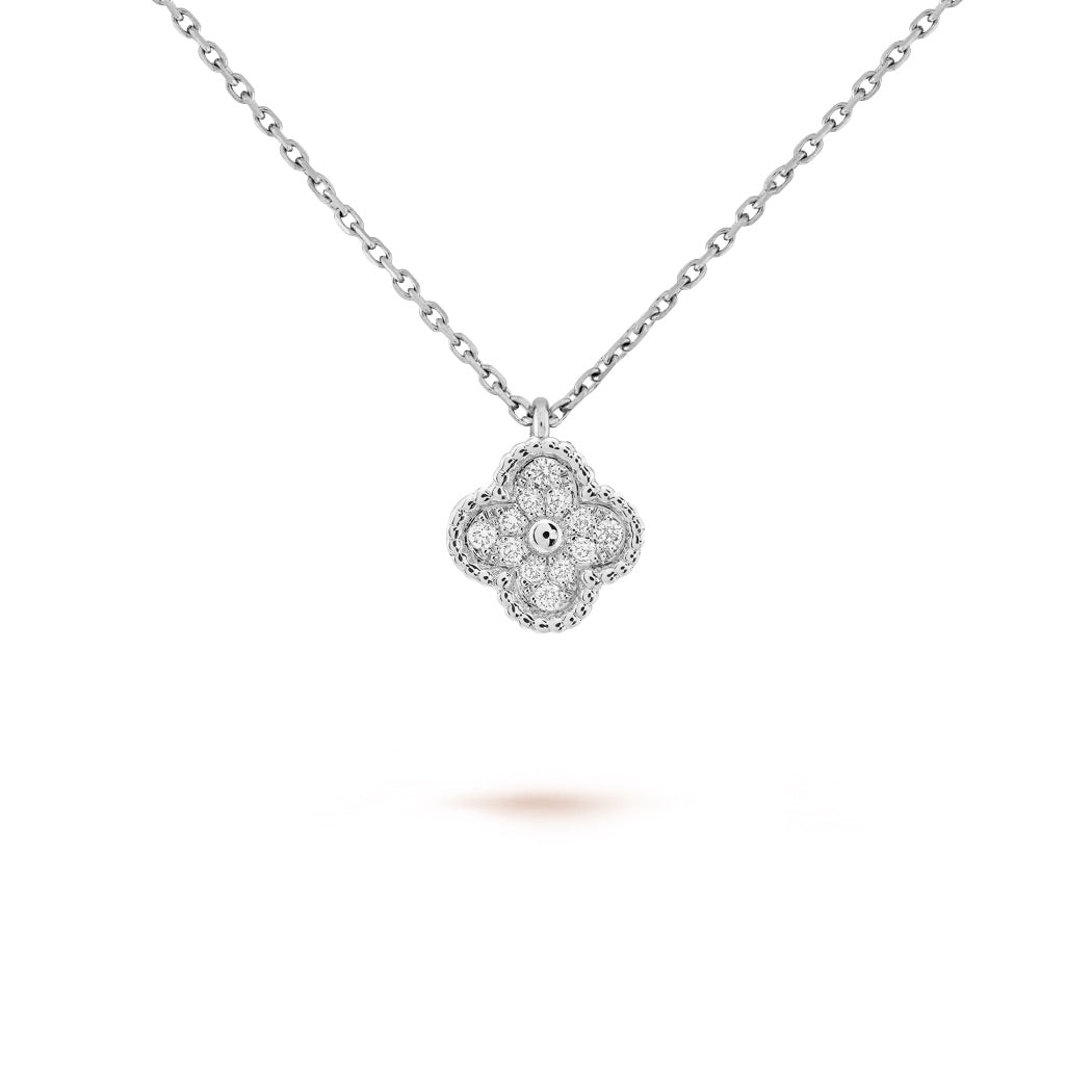 Diamond Lucky Jewels Clover Necklace