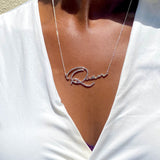 Sterling Silver Signature Nameplate