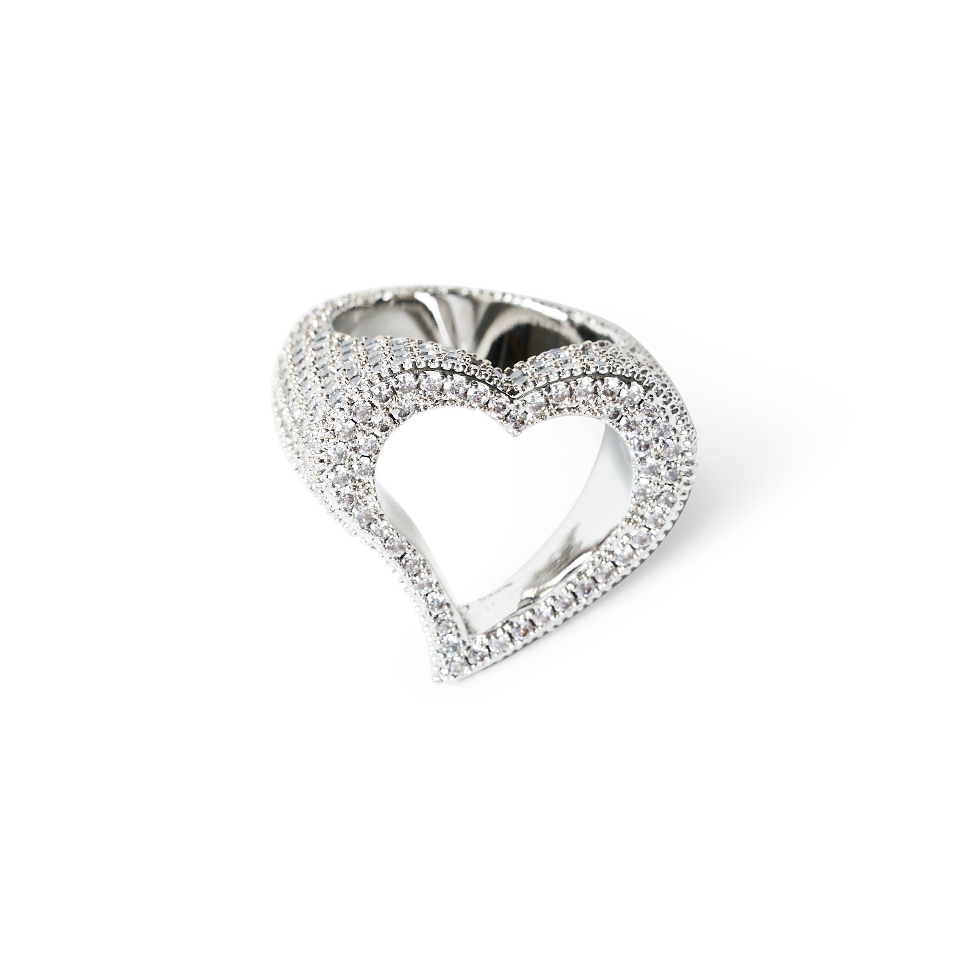 Her Love Open Heart Ring