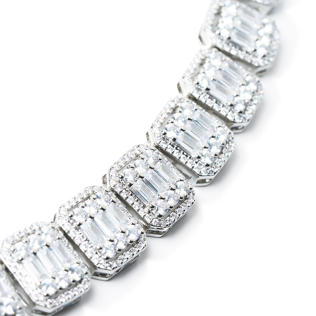 Iced Out Baguette Necklace