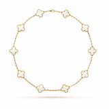 Lucky Jewels 10 Motifs Clover Necklace