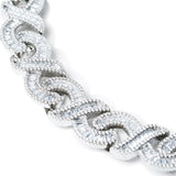Eternity Linked Up Baguette Necklace